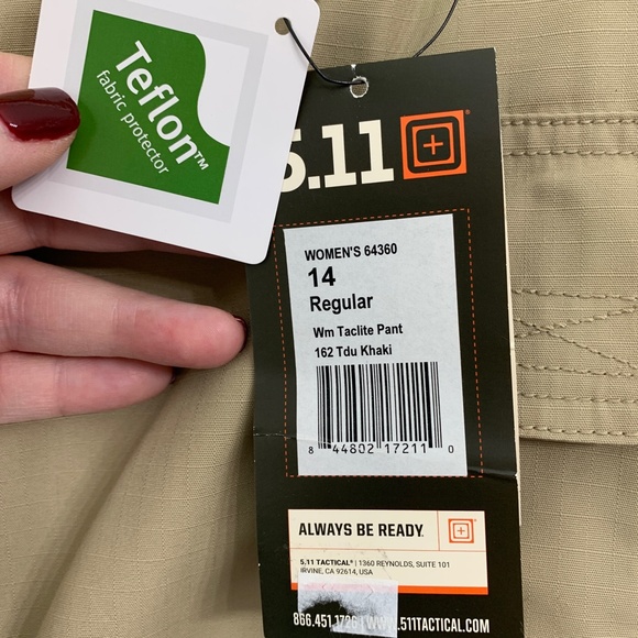 5.11 Tactical Taclite Ripstop Pant in Khaki Sz 14R - Picture 10 of 16